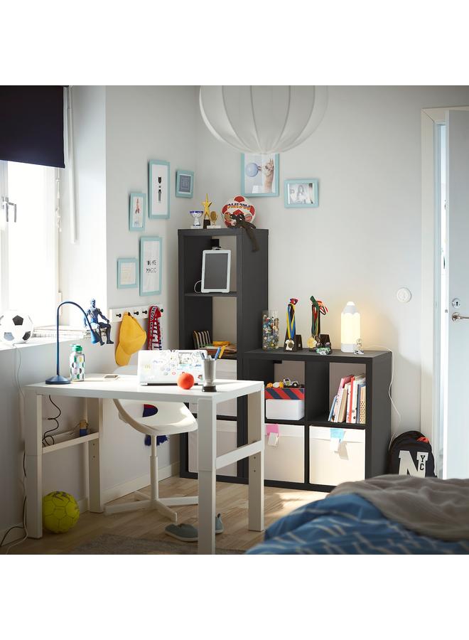 erorex Shelving Unit, Black-Brown, 77X77 Cm - Image 4