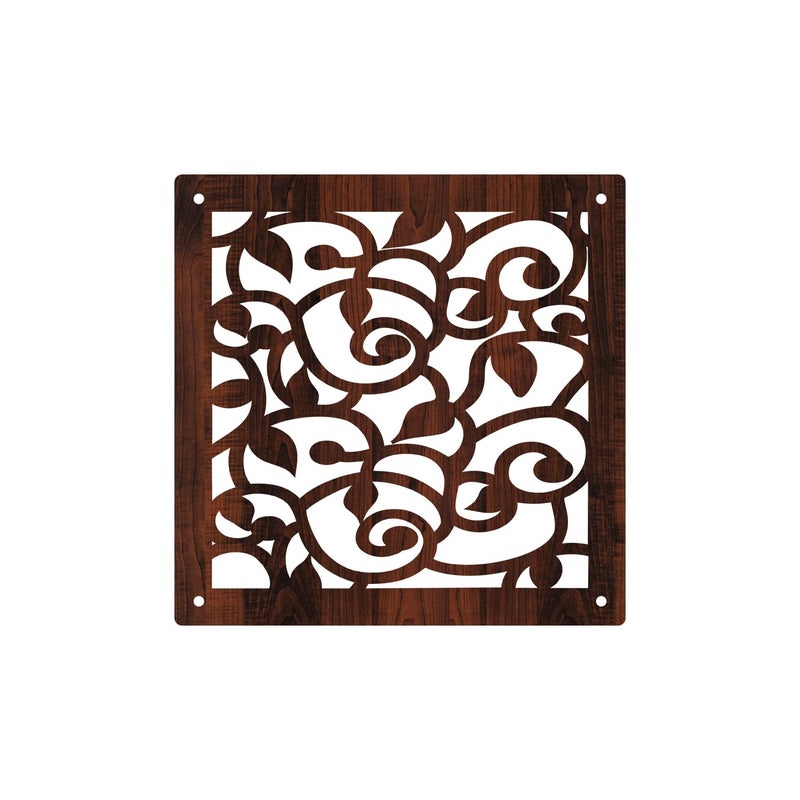 Olive Tree Olive Tree 12Pcs Hanging Room Divider Panel Modern Hanging Screen Partition for Home Decoration Living Room 115 x 115 12 PanelsOTD7101  - Image 3