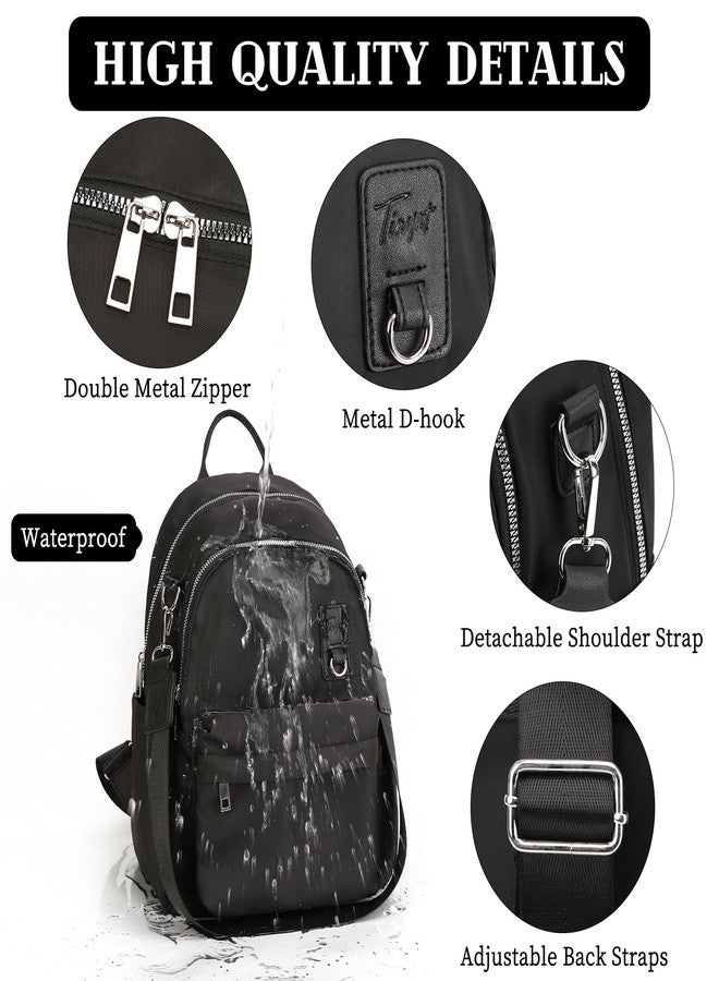 TINYAT Small Backpack Purse for Women Fashion Women Backpack Convertible Handbags Satchel Shoulder Bag for Travel - Image 5