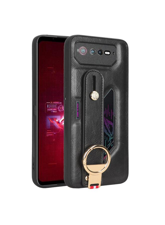 S-TOP Case For Asus ROG Phone 6 / ROG6 Wristband Leather Back Phone Case - Image 1