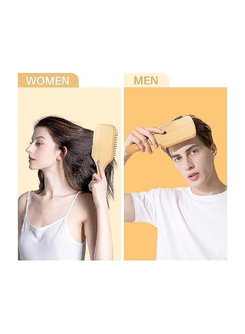 فرشاة خشبي طبيعي – تصفيف صحي بدون تقصف أو تطاير لشعر أكثر نعومة وحيوية عناية يومية بطريقة طبيعية وآمنة - Image 4