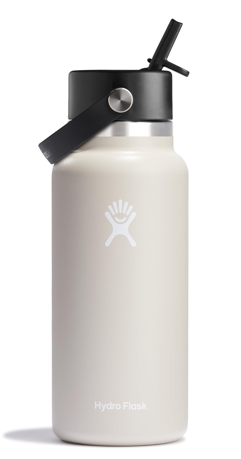 Hydro Flask Wide Flex Straw Cap Oat 32 Oz - Image 1