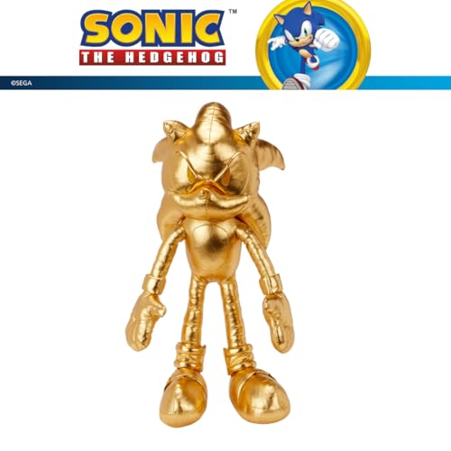 Franco Sonic The Hedgehog Anime 24K Gold Kids Bedding Super Soft Plush Cuddle Pillow Buddy, One Size, (Officially Licensed Product) - Image 4