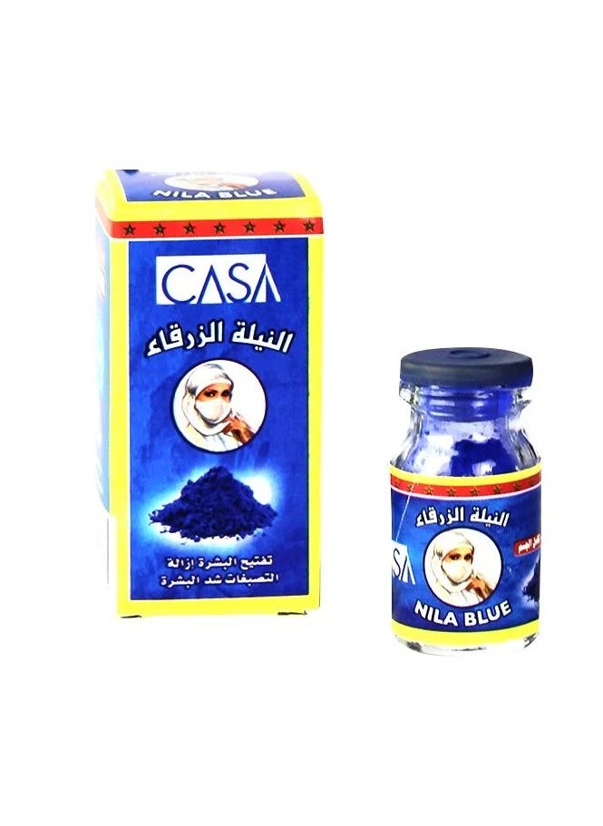 كازا - بودرة النيلة الزرقاء لتفتيح البشرة وازالة التصبغات , 5 جرام - Image 1