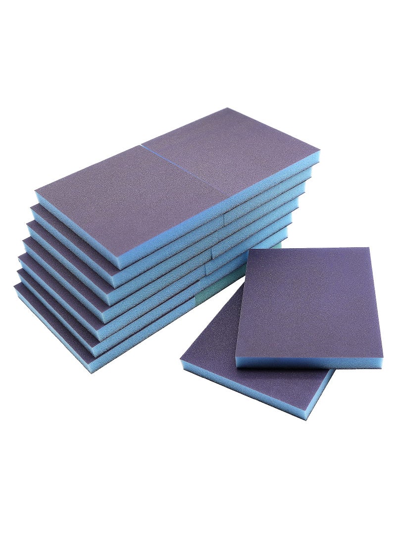 Jamiikury 16Pcs 220 Grit Sanding Sponge Jamiikury Sanding Blocks Washable and Reusable Wet Dry Sandpaper Sponge for Wood Metal FurniturePaint and Drywall 