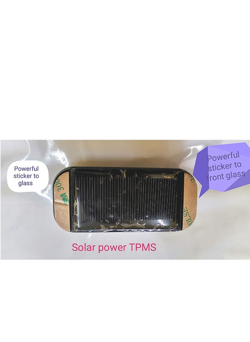 althiqahkey Solar TPMS Wireless Car Tire Pressure Alarm Can Stick on Car Front Glass  - Image 3
