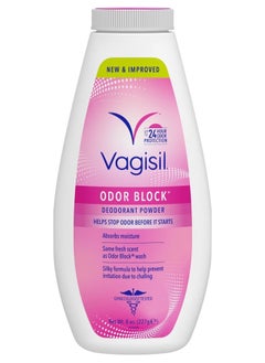 Vagisil Odor Block Deodorant Powder, Talc Free, 8 oz  - Image 1