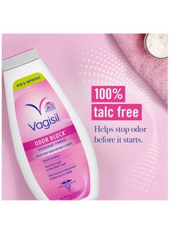 Vagisil Odor Block Deodorant Powder, Talc Free, 8 oz  - Image 3