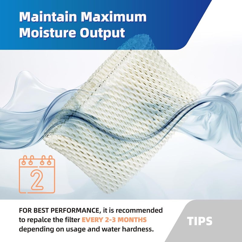Ximoon WF2 Humidifier Filter Replacement for Vicks & Kaz Starry Night Cool Mist Humidifier V3500N V3700 V3100 V3900, Fit for Protec PWF2 VEV400 Humidifier Wicking Filters -4 Pack - Image 5