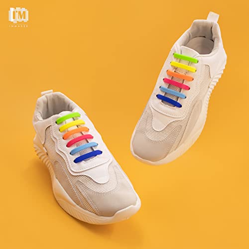 INMAKER No Tie Shoelaces for Kids and Adults, Elastic Shoelaces for Sneakers - Image 2