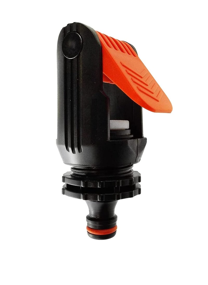 Generic - Kitchen Mixer Tap to Garden Hose Pipe Connector with Adjustable Nozzle Indoor Outdoor Universal Click Lock Adaptor - Image 1