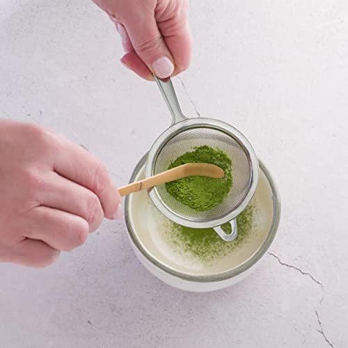 Pure Matcha Matcha Sifter | Tea Strainer | Very Fine Mesh | Stainless Steel | Eliminate Clumps In Matcha Green Tea Powder - Image 2