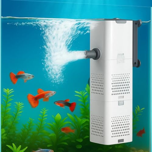 SANSEFERO® Xiaoli XQP Series Multi-Function Submersible Filtration Pump for Aquarium/fish tank (XQP-500F | 5W | 500L/h) - Image 1