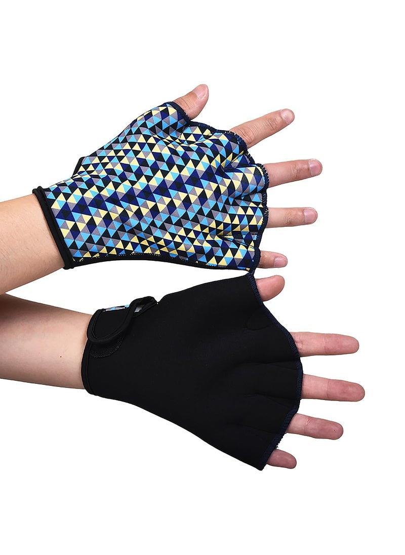 CMGTYYD Webbed Swim Gloves for Men Women Adults Aqua Fitness Water Sports Training Paddle Snorkeling Swimming Gloves(L)  - Image 3