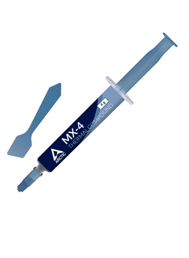 MX-4 (Including Spoon, 4g) - Compound Thermal Paste, High Performance Carbon, Heatsink Paste, CPU Thermal Compound for All Coolers, Thermal Interface Material - Image 1