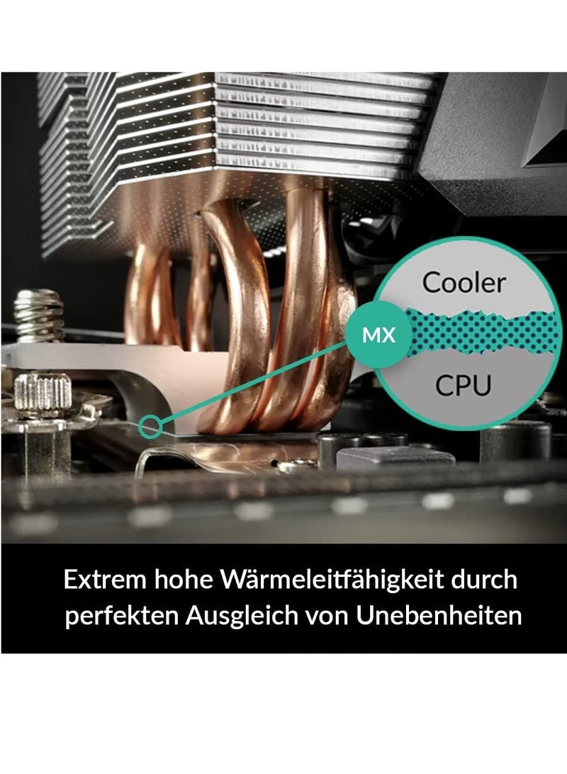 MX-4 (Including Spoon, 4g) - Compound Thermal Paste, High Performance Carbon, Heatsink Paste, CPU Thermal Compound for All Coolers, Thermal Interface Material - Image 3