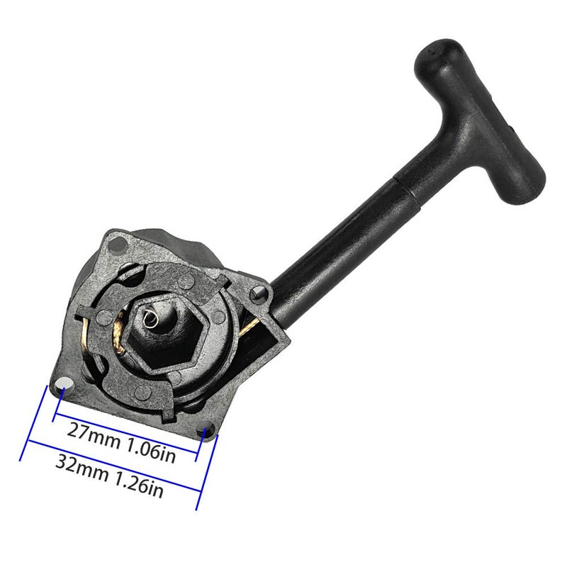 XIND ELE. RC Nitro Car Pull Starter R020 Recoil start Accessory for 1/10 Vertex VX .16 .18 .21 CXP SH .18 .21 RC Nitro Engine - Image 3