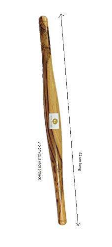 ARMAN SPOONS Believe in Quality Royal Teak Wood Roller Pin 165 Inch Long X 13 Inches Thick - Image 2