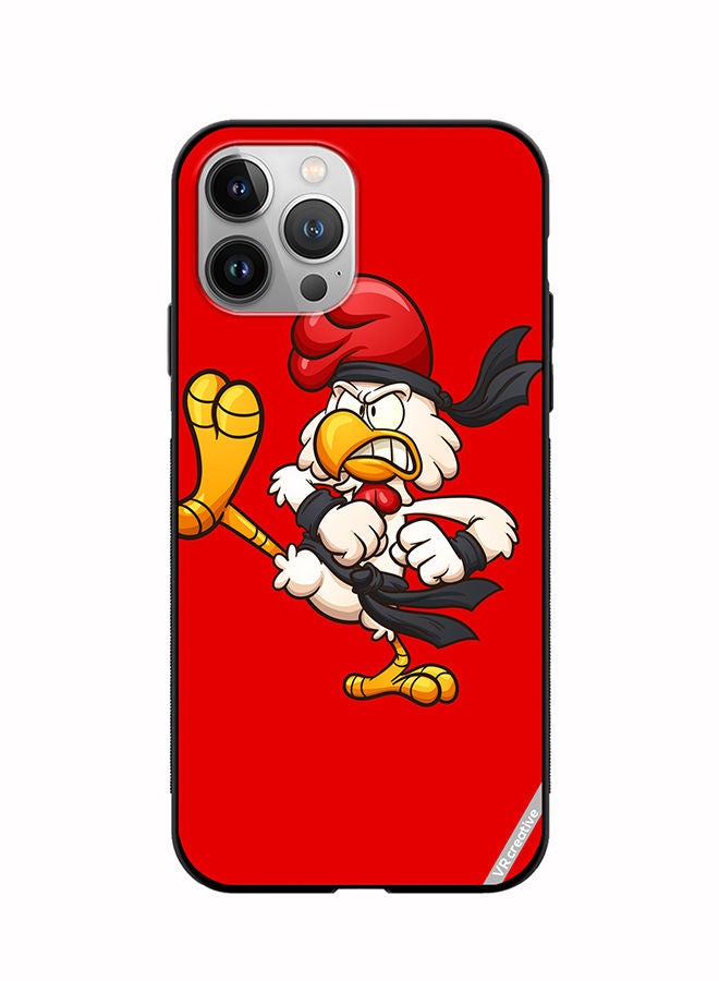 VR CREATIVE Protective Case Cover For Apple iPhone 11 Pro Karate Chicken Design Multicolour - Image 1