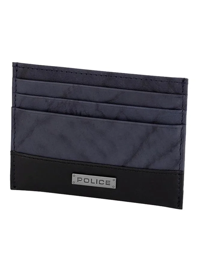 POLICE Tolerance Blue Leather Card Case