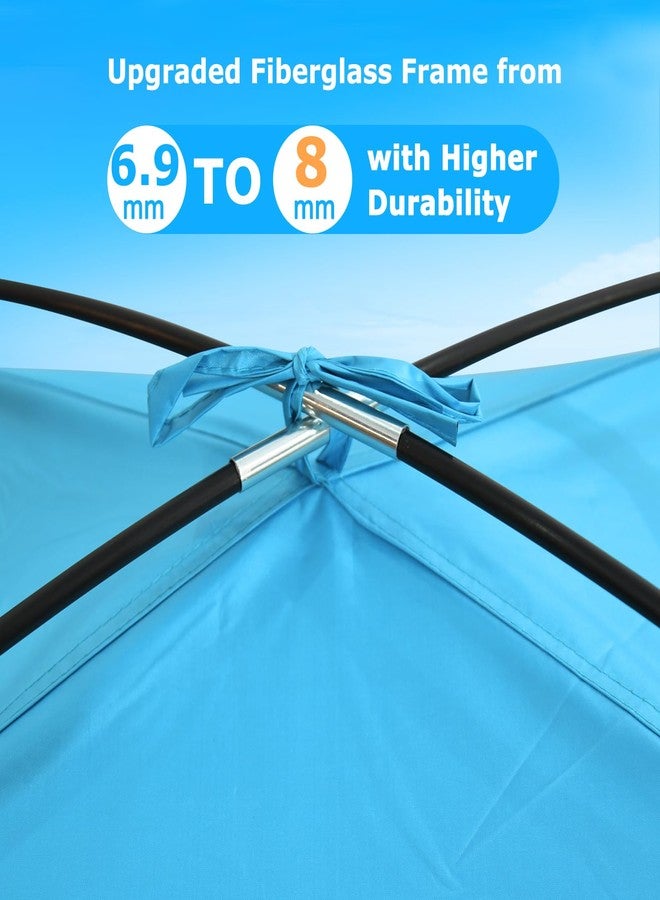 COMMOUDS Beach Tent Sun Shade for 3/4-5/6-8/8-10 Person, UPF 50+ Beach Sun Shelter Canopy Tent, Lightweight, Easy Set Up and Carry Beach Umbrella - Image 4