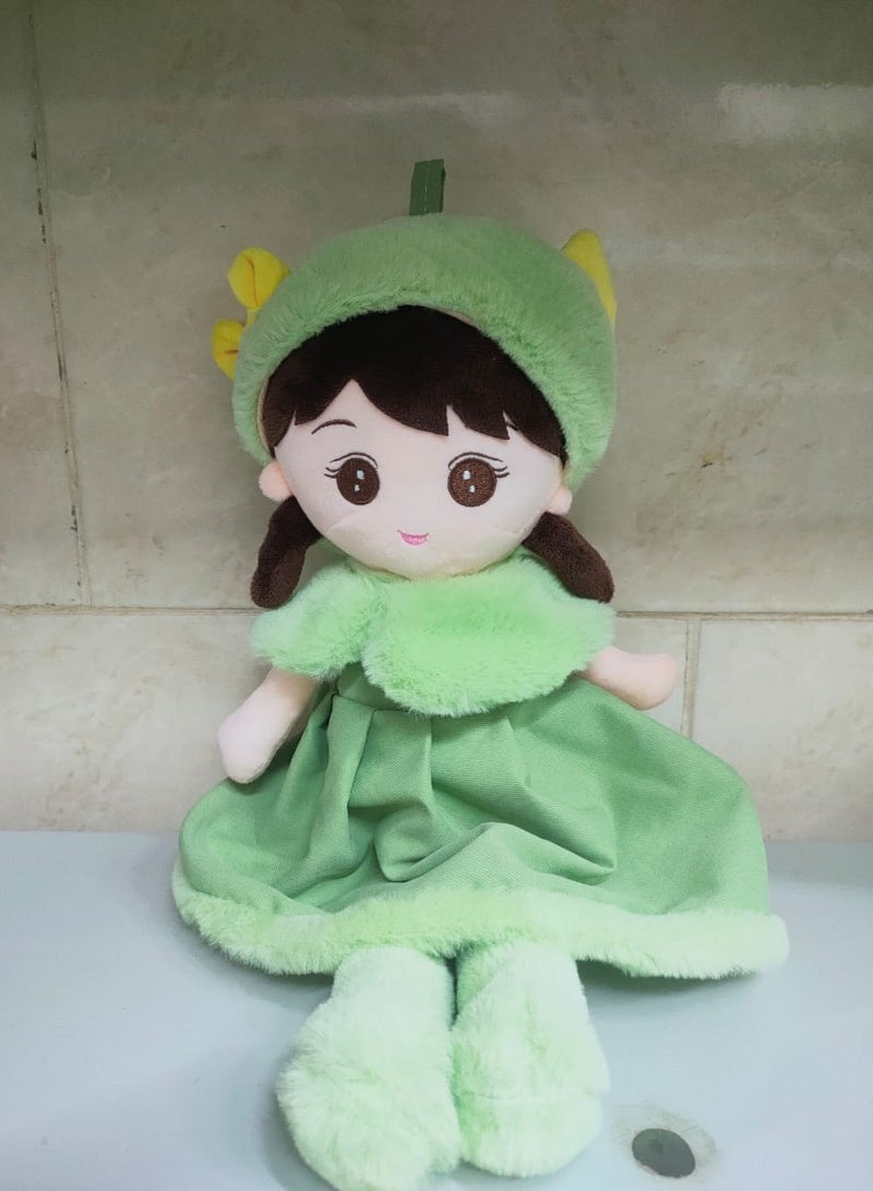 Beautifully Embroidered Stuffed Girl Doll, Designed For Hugging, Great Gifts (Multicolor) 40Cm - Image 3