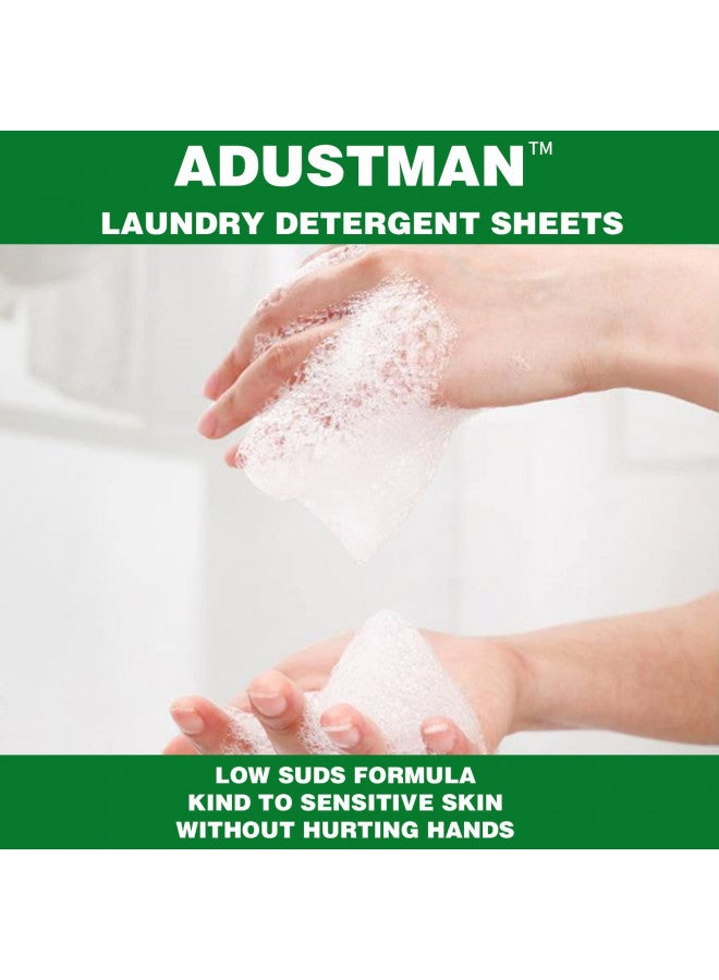 ADUSTMAN ADUSTMAN Laundry Detergent Sheets (Strips) 124 Loads 2 Pack Fresh Breeze Liquid-Less Technology  - Image 3