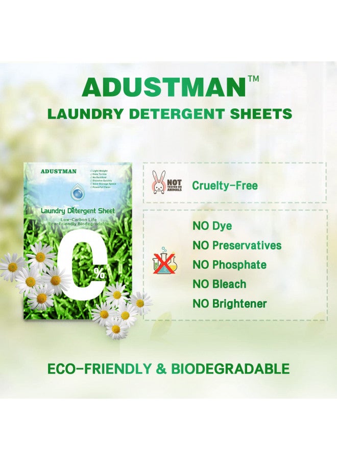 ADUSTMAN ADUSTMAN Laundry Detergent Sheets (Strips) 124 Loads 2 Pack Fresh Breeze Liquid-Less Technology  - Image 4
