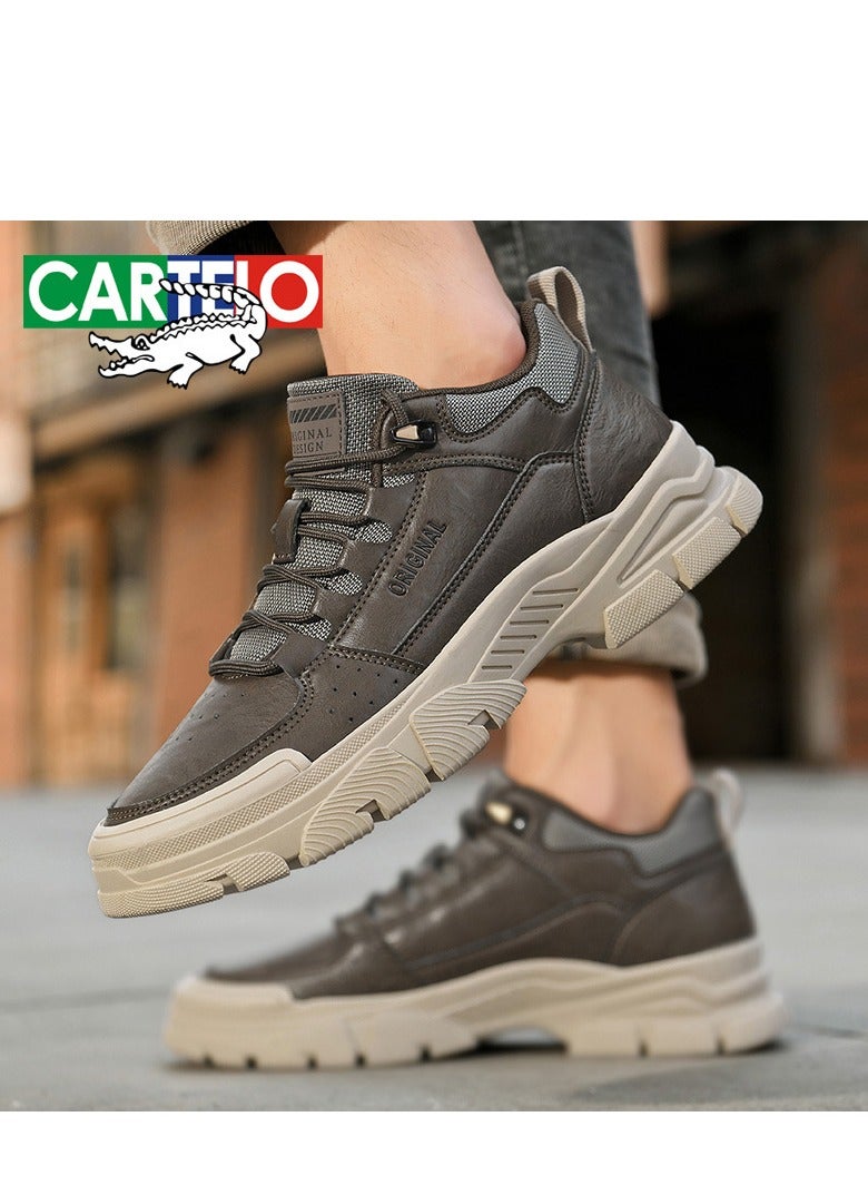 CARTELO أحذية كاجوال عالية الرقبة للرجال - Image 3