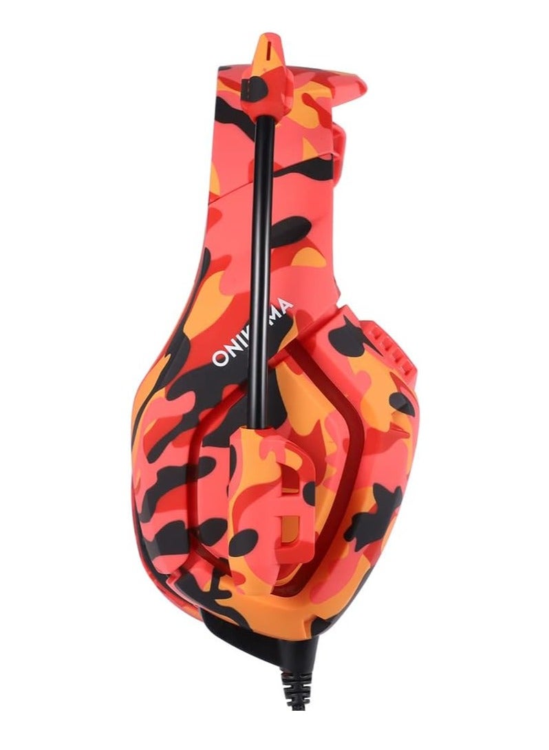 Onikuma K18 Gameing Headphone  Pink - Image 3