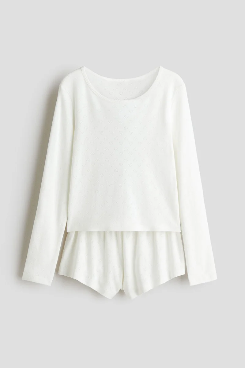 H&M Cotton pointelle pyjamas