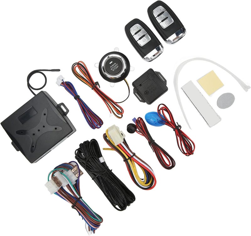Acouto to Alarm System Featuring Vibration Triggered Alarm and LED for Central Locking Control Car,Central Locking System,-Theft Car,Vehicle Security,Auto Keyless - Image 1