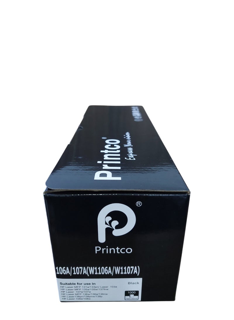برينتكو حبر W1106A/106A للاستخدام في طابعات HP LaserJet 107A/107R/107W/MFP137FNW/MFP135A - Image 2