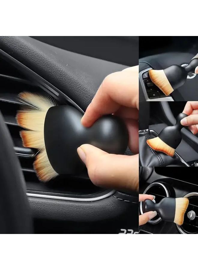 2pcs Ultra Soft Scratch Free Car Detail Brushes PVC Dust Brushes Ergonomic Handle - Image 4