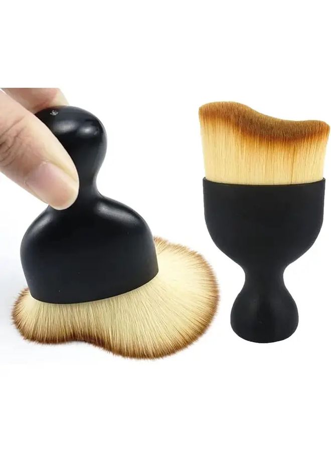 2pcs Ultra Soft Scratch Free Car Detail Brushes PVC Dust Brushes Ergonomic Handle - Image 1