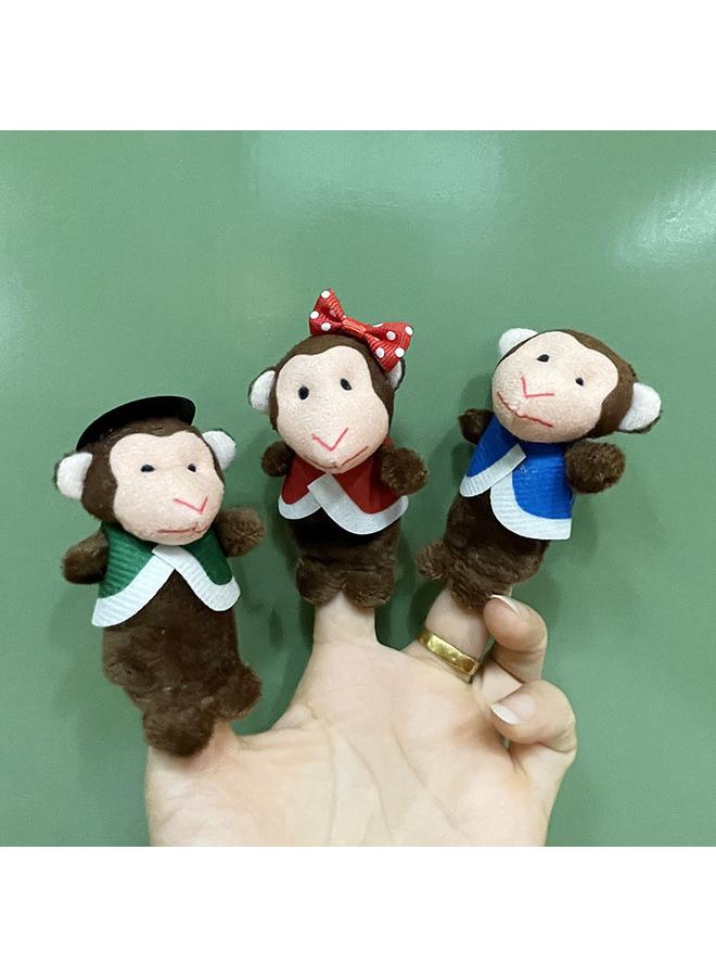 Bluejw 2025 New Seven Little Monkey Plush Finger Doll Small Size Mini Finger Doll Yiwu Toy Wholesale - Image 5