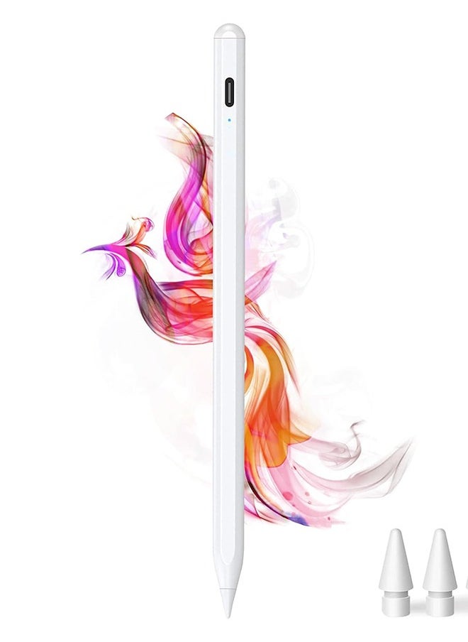 Generic - Stylus Pen for ipad, Active Pencil with Quick Charge, Palm Rejection Tilt Sensor, Magnetic Pen Compatible with 2018-2022 iPad Pro 11"/12.9",iPad 10/9/8/7/6,iPad Mini 5/6,iPad Air3/4/5 - Image 1
