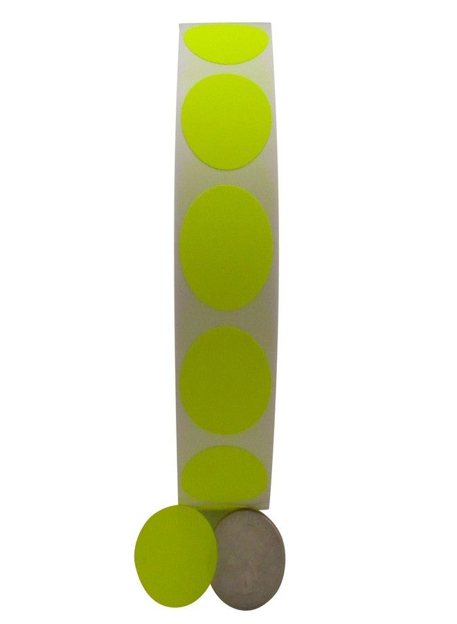 IDEALSEAL Color Coding Labels Super Bright Neon Yellow Round Circle Dots (with Easy Dispenser Box) for Organizing Inventory 1 Inch 1,000 Total Adhesive Stickers (Fluorescent Yellow) - Image 5