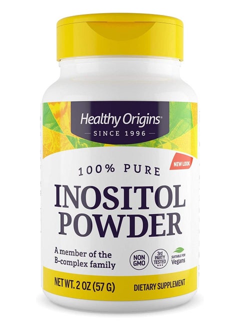 Inositol Powder, A member of the B complex family - Net WT 2 Oz(57 G) Vegan, Non-GMO