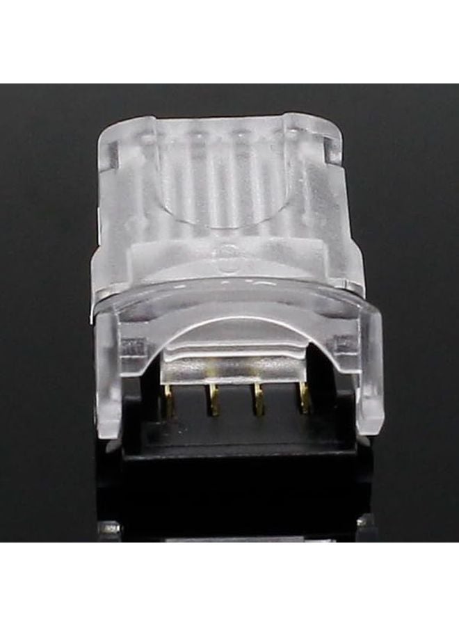 5PCS 4 Pin 5050 10mm RGB LED Strip Connector Non Waterproof IP20 For Tape Light - Image 3