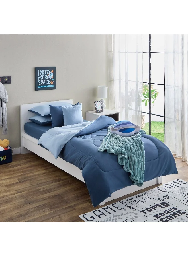 Home Box Vera Reversible Microfibre Single Comforter - 135X220 Cm