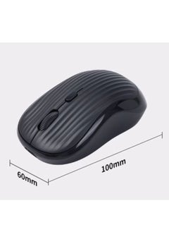 ماركة غير محددة ماوس لاسلكي LED قابل لإعادة الشحن ماوس صامت نحيف 2.4G ماوس مكتبي بصري محمول محمول مع جهاز استقبال USB و Type-c للكمبيوتر المحمول والكمبيوتر الشخصي والكمبيوتر والكمبيوتر وسطح المكتب  - Image 2