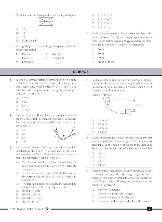 null - MTG Science (NSO) Olympiad Previous Years Papers with Mock Test Papers Class 9 - Sample OMR Sheet with Chapterwise Analysis | SOF Olympiad Books For 2023-24 Exam MTG Editorial Board - Image 1