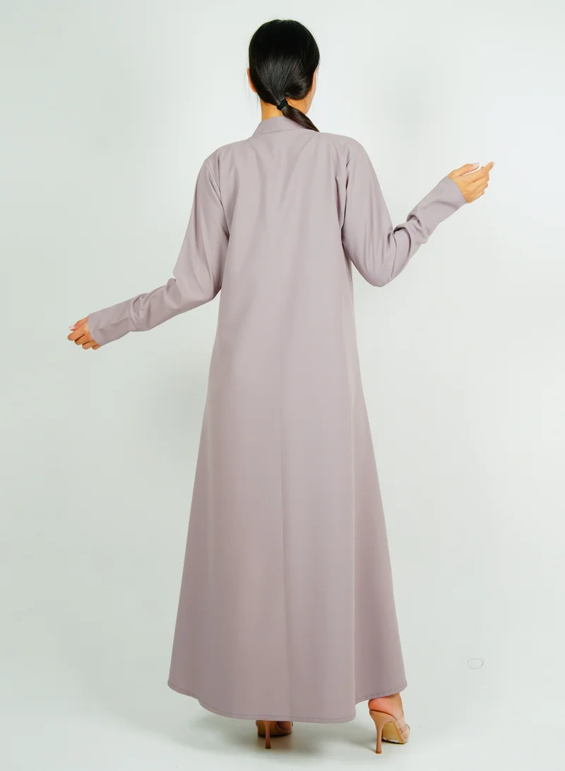 Rosette Abaya  Stylish abaya with  button style for Women | Best Price UAE