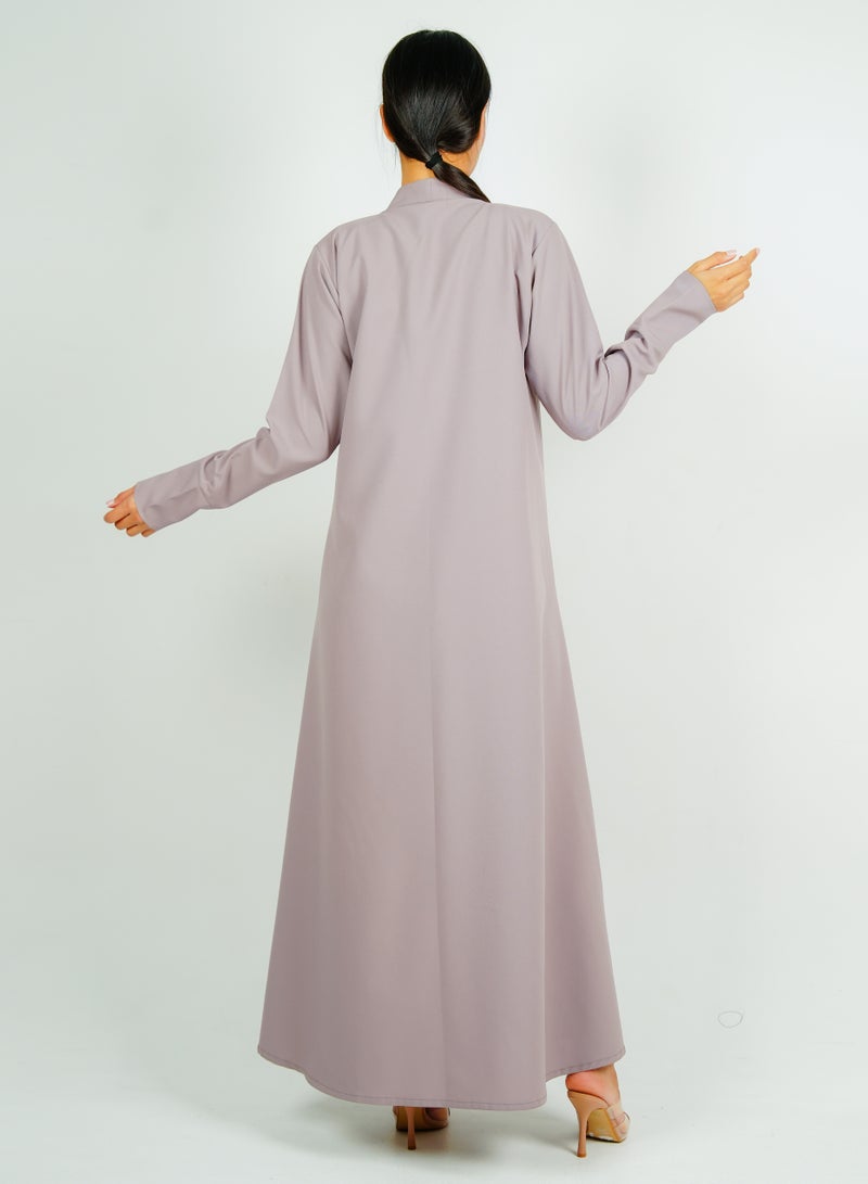 Rosette Abaya Stylish abaya with  button style - Image 3