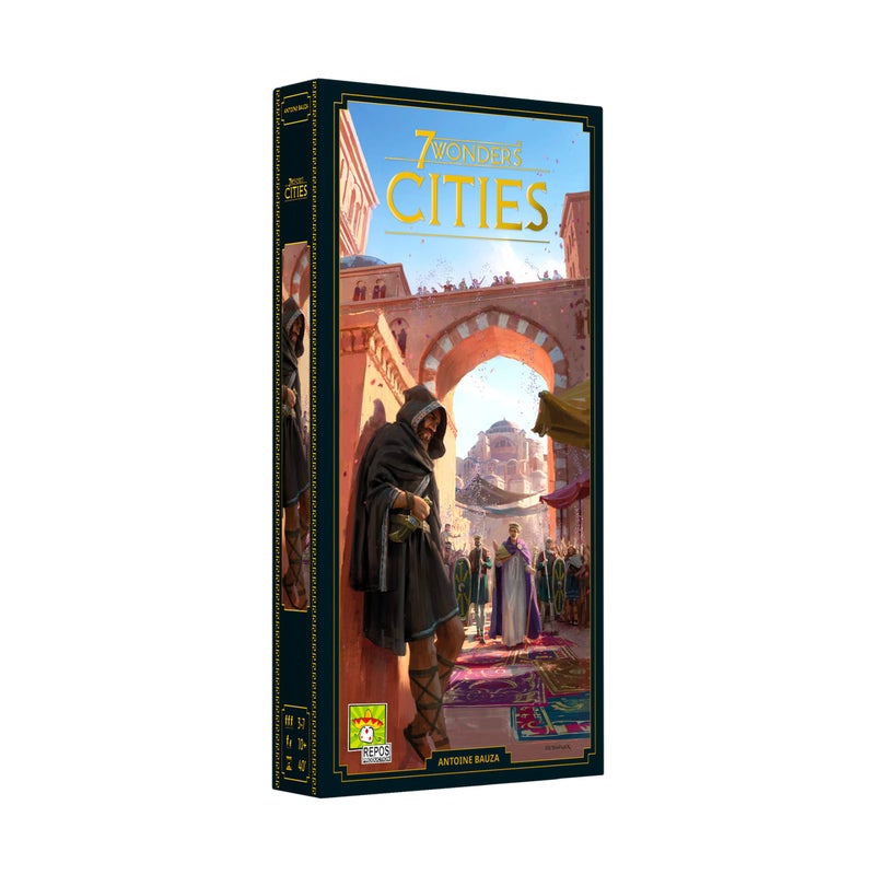 Asmodee 7 Wonders Cities Board Game EXPANSION - Forge Alliances and Expand Your Influence, Civilization Strategy Game for Kids and Adults, Ages 10+, 3-7 Players, 40 Min Playtime - Image 1