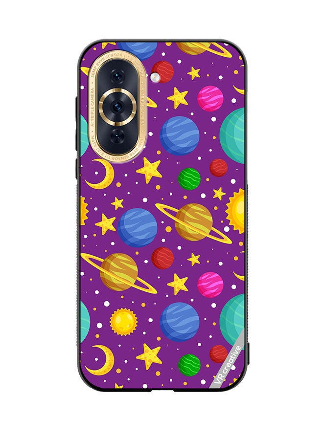 VR CREATIVE Protective Case Cover For Huawei Nova 10 Celestial Bodies Seamless Pattern Design Multicolour - Image 1