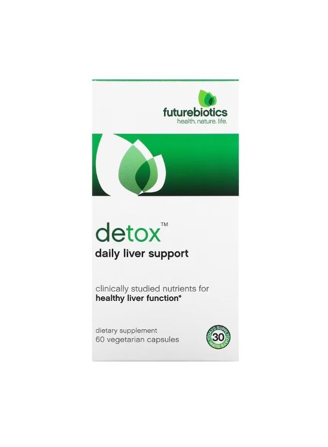 فيوتشر بايوتكس Detox Daily Liver Support 60 Vegetarian Capsules - Image 1