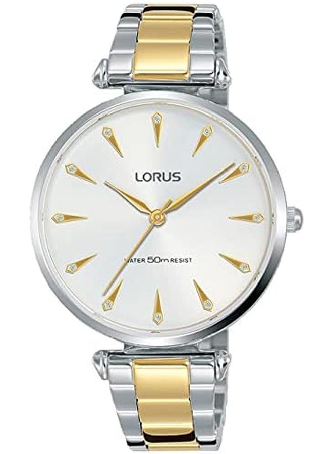 لوراس ساعة كوارتز تناظرية للنساء مع سوار من الفولاذ المقاوم للصدأ Rg241Px9 - Image 2