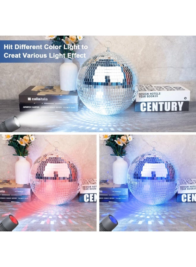 Mado Gallery Disco Ball, Mirror Ball, Ornament Ball 15 CM / 6 INCHES (1 Piece), Decoration for Hanging, Home Parties & DJ Dance Clubs Stage, Lighting & New Year celebrations - Image 5